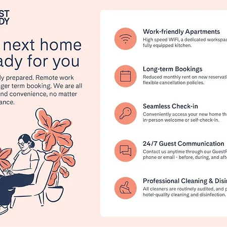 דירה Guestready - Peaceful Retreat In *